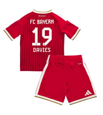 Bayern Munich Alphonso Davies #19 Hjemmebanetrøje Børn 2026-27 Kortærmet (+ Korte bukser)